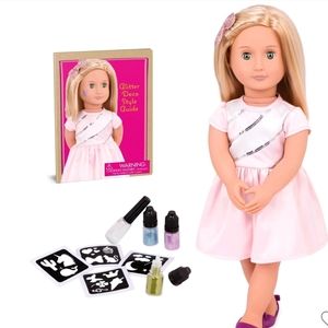 Our Generation Rosalyn My Time to Shine 18 Inch Doll with Glitter Tattoos